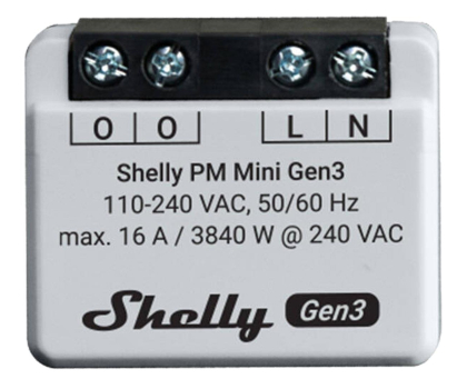 Inteligentny sterownik Shelly Inteligentny sterownik PM Mini Gen3
